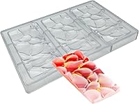 Vista 1 de Molde de barra de chocolate de gota grande de policarbonato Molde plástico duro de la barra de la energía del chocolate de la proteína