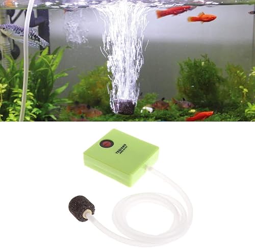 Oxygen Pump Aquarium Air Pump Aerator Portable Dry Battery Operated Fish Tank Oxygen Aerator Pump with Air Stone and Tube