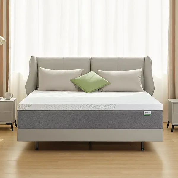 Novilla Queen 12 Inch Gel Memory Foam Mattress for Plush Comfort, Pressure Relief, CertiPUR-US Certified, Mattress-in-a-Box, Embrace