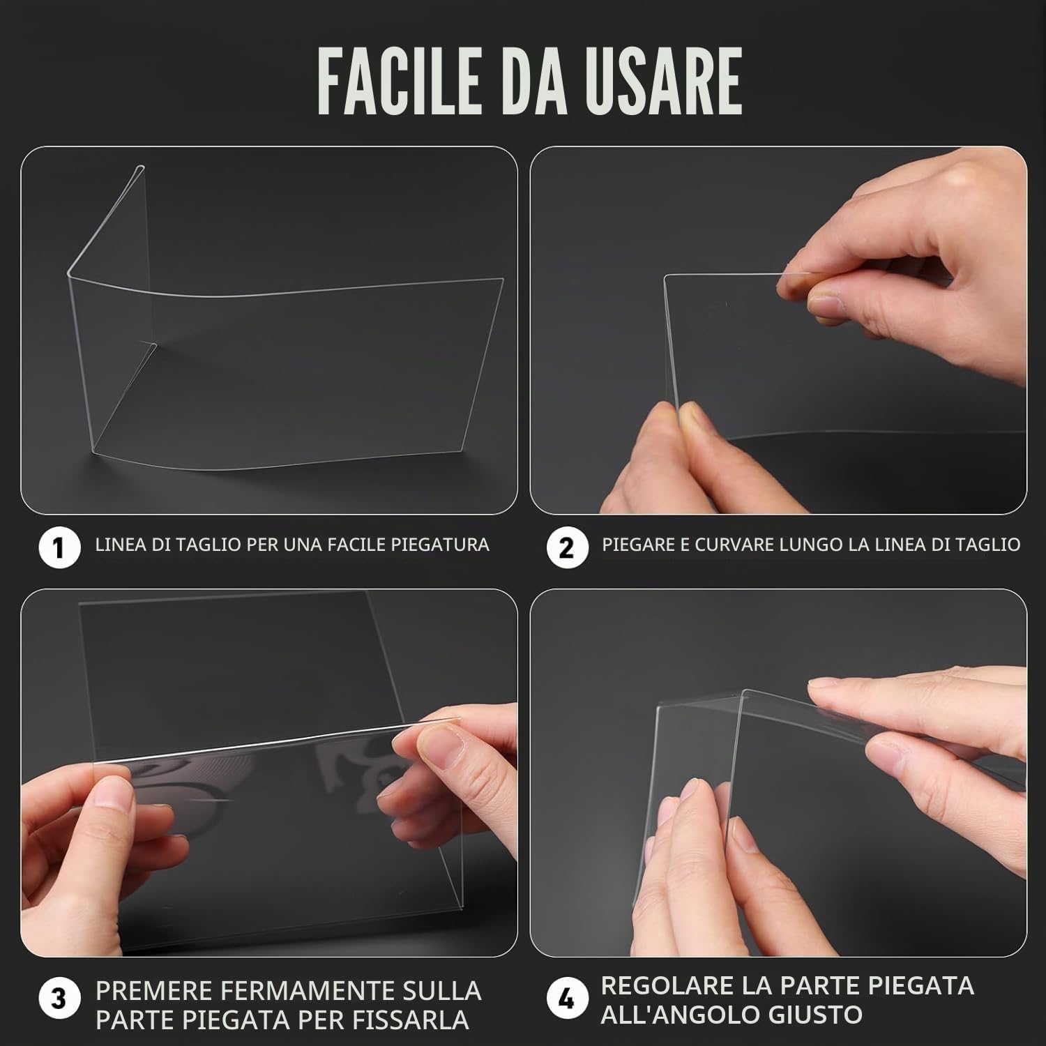 15 Portaetichette Mobili per Scaffali Targhe Trasparenti per Scaffali Marcatori per Scaffali per Librerie Supporto per Esposizione di Etichette per Libri Aula (9,06 x 3,03 x 1,57 Pollici)