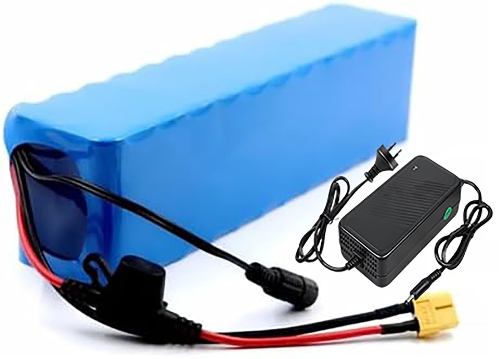 Batterie Lithium-Ion 48 V 30 Ah Avec Protection BMS Intégrée Et Chargeur Pour Vélos Et Scooters Électriques - Capacité De 30 Ah XT60,48V 30AH