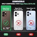 TheGiftKart Tough Armor Bumper Back Cover Case for Oppo Reno 15 Pro 5G | Sliding Camera Cover, Kickstand & Ring Holder | 360 Degree Protection Back Cover Case for Oppo Reno15 Pro 5G (PC & TPU, Black) gallery image