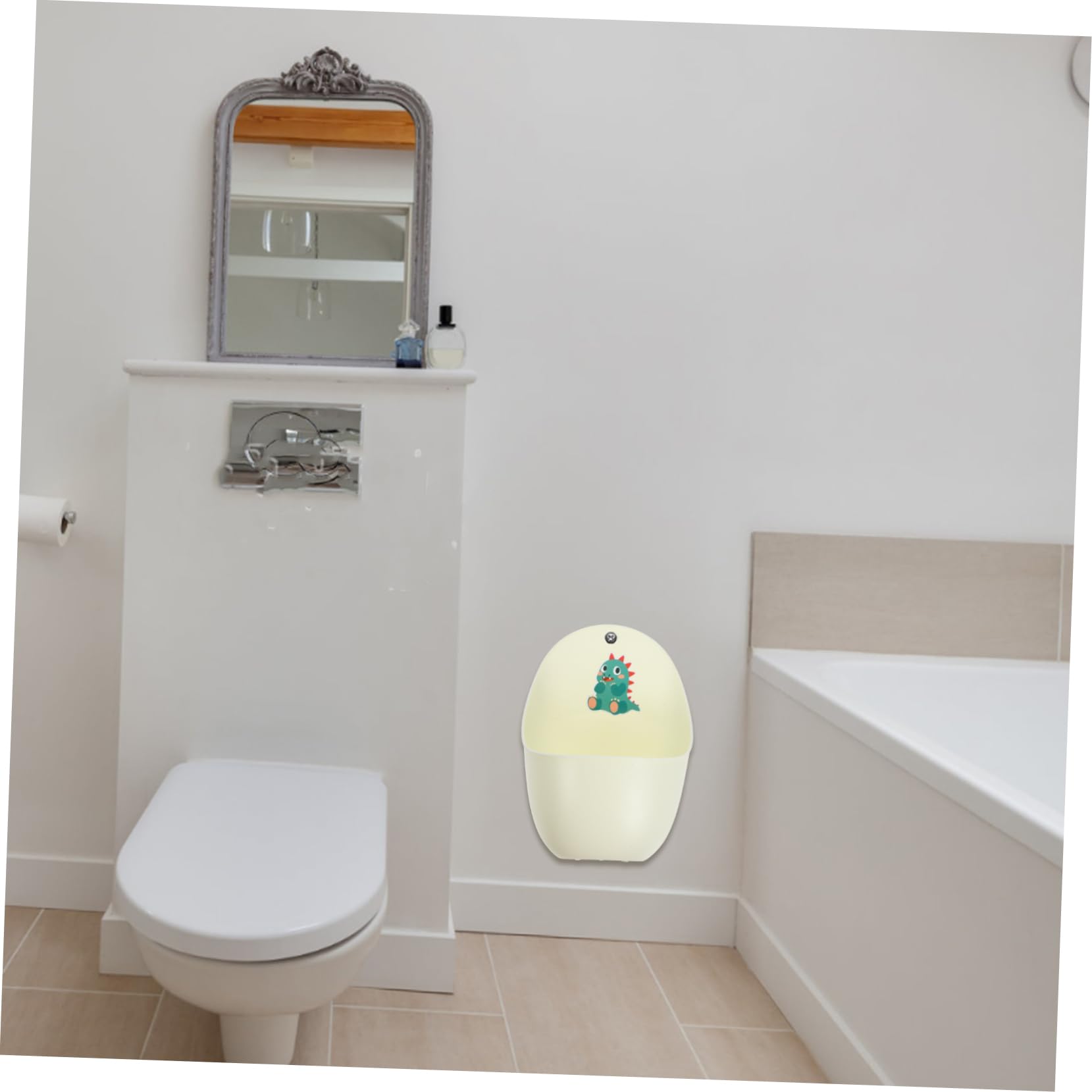 Orinal para Niños Pequeños Colgante de Pared Pp Beige