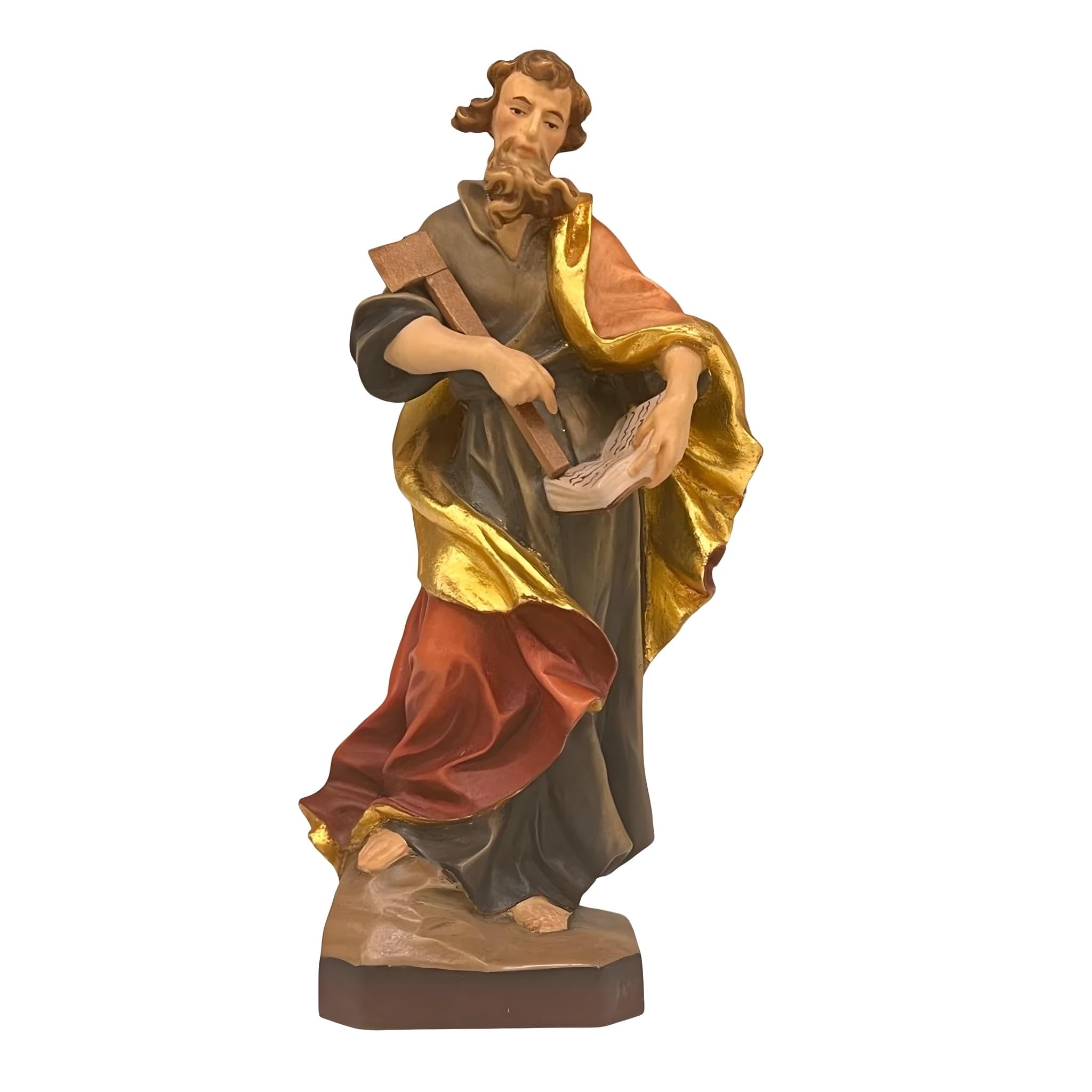 Wooden Saint Matthias Apostle with Axe - Dolfi