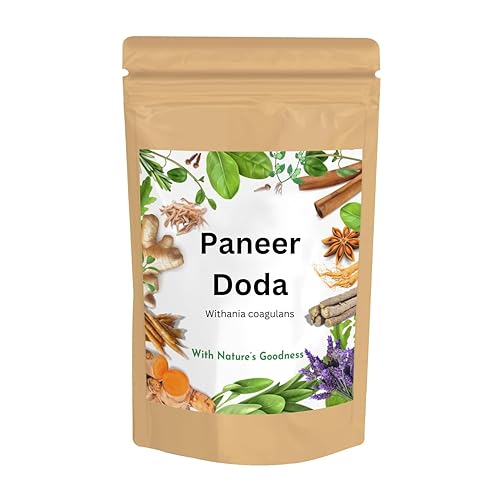 Billion Deals Ayurveda Paneer Phool  Doda  DODI Withania Coagulans, bueno para la salud (8.82 oz)