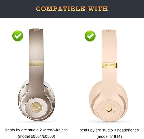 Miniatura 2 de by Dre Studio 2 - Piezas de repuesto para diadema igual que la banda de arco OEM B0501, accesorios compatibles con Beats de Dr. Dre Studio2 con