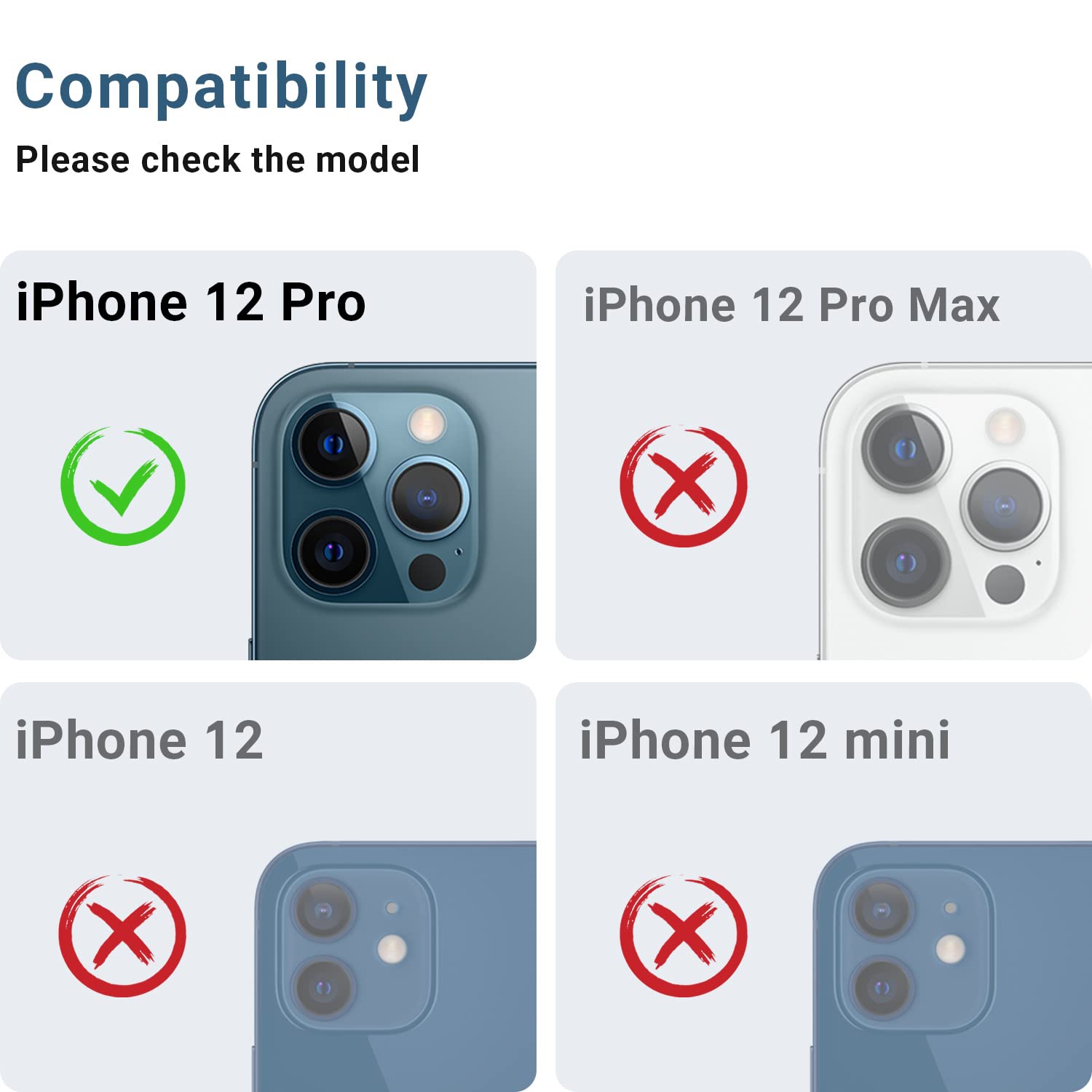 Protector Para Lente Vidrio Templado Camara Negro Color Iphone 11/ 12 / 12 Mini Ximxi Protector Para Celular | En Línea