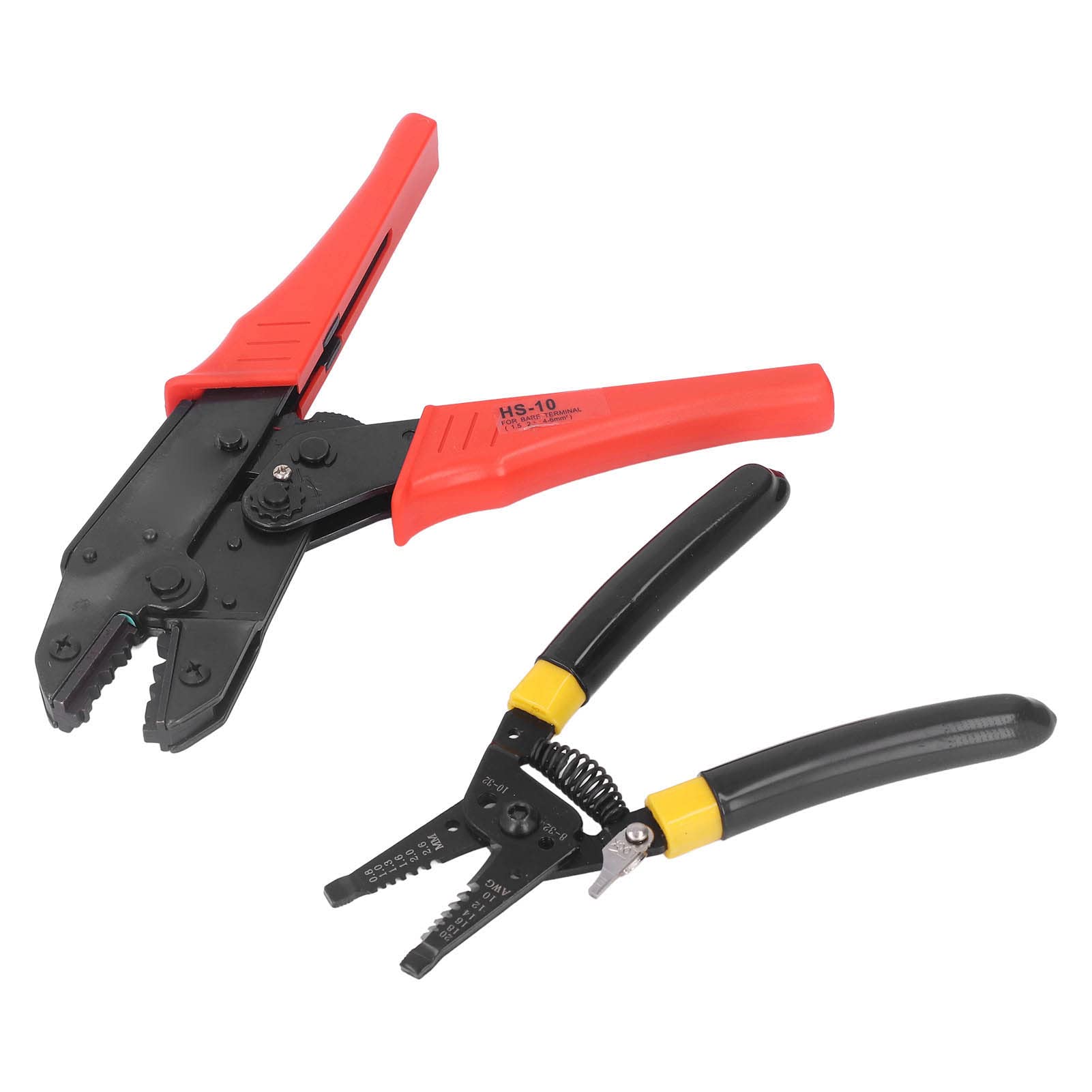 Kit de herramientas para engarzar cables con trinquete Pelacables profesional de acero inoxidable con dispositivo de liberación automática y bolsa Oxford para trabajos eléctricos