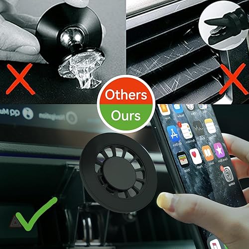 Miniatura 9 de Beerte Se adapta a Magsafe Soporte de coche para Honda CRV CR-V 2023 2024 20 imanes fuertes Soporte magnético para teléfono para iPhone 15 14 13 12
