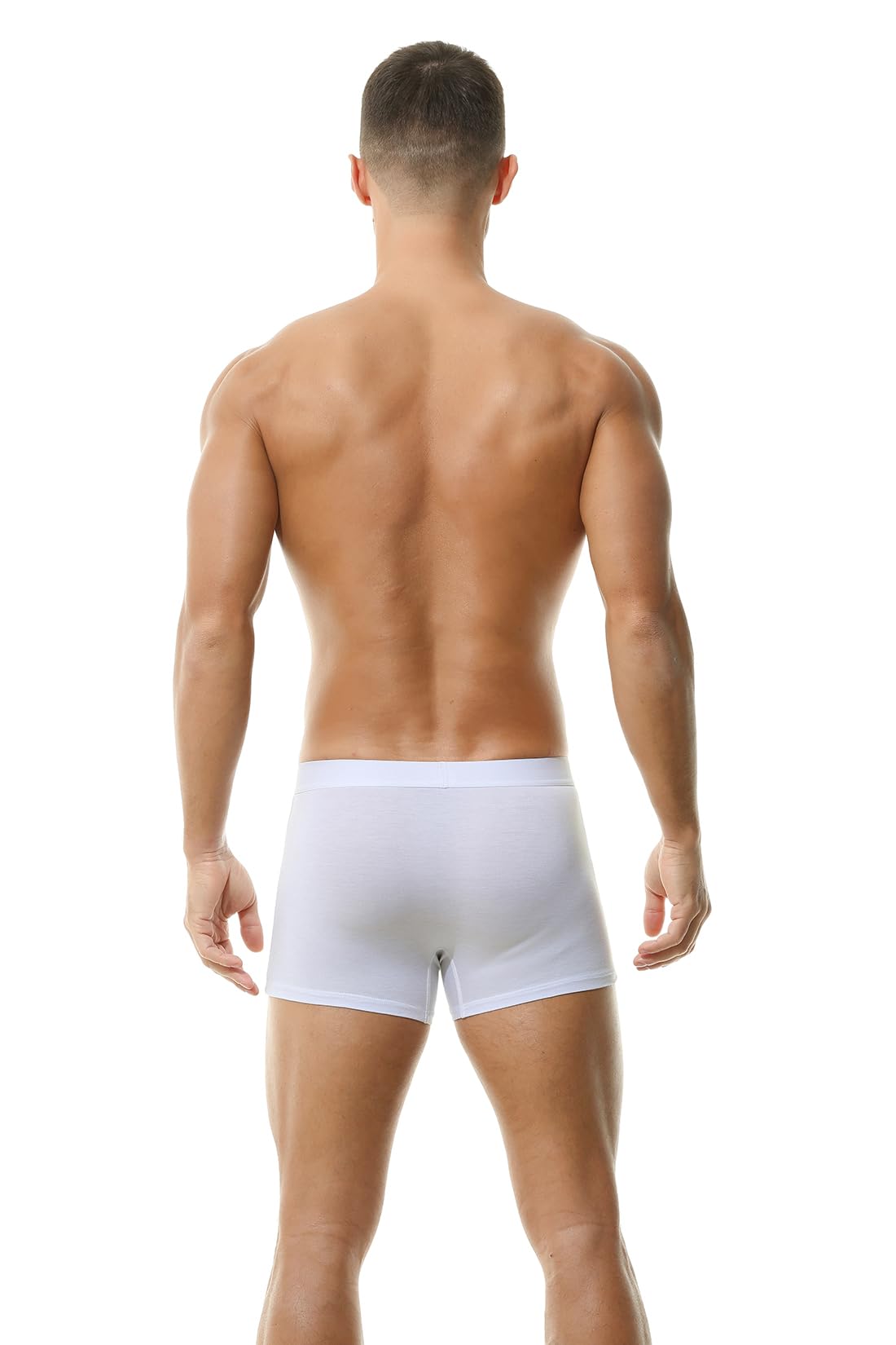 Hoerev Packung mit 4 Herren Super Soft and Comfortable Fiber Trunks Unterwäsche