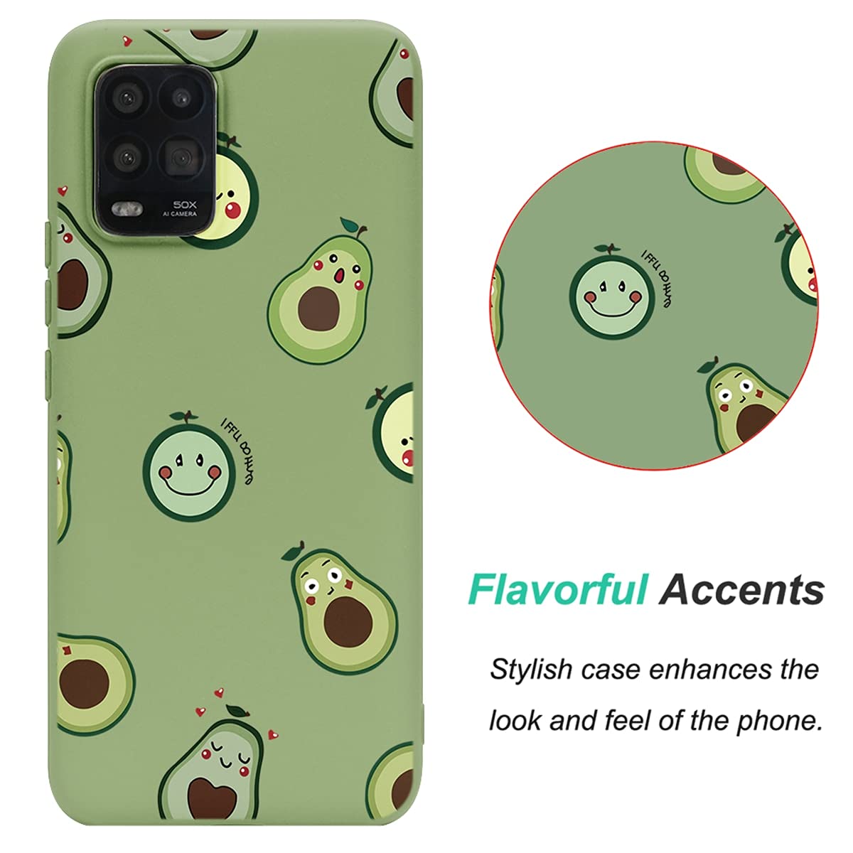 Yoedge Cover per Xiaomi Poco X3/X3 Pro/X3 NFC 4G con cordino per collana 6,67, custodia protettiva sottile in silicone TPU bumper con cordino regolabile custodia Necklace Bandolera elegante, nastro