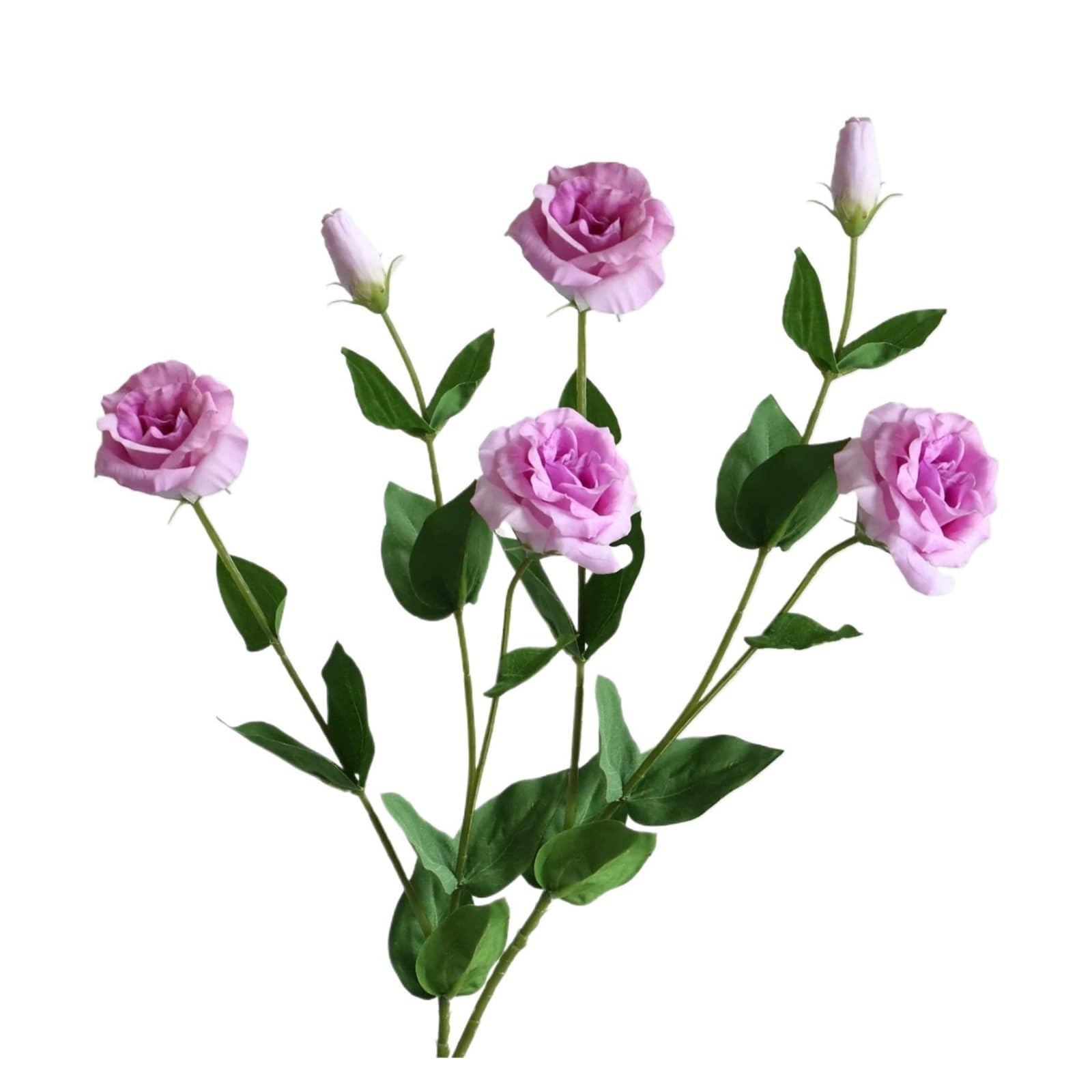 Casetlong 8Pcs Purple Bouquet Silk Flowers Home Decor Wedding Centerpiece Floral Arrangement
