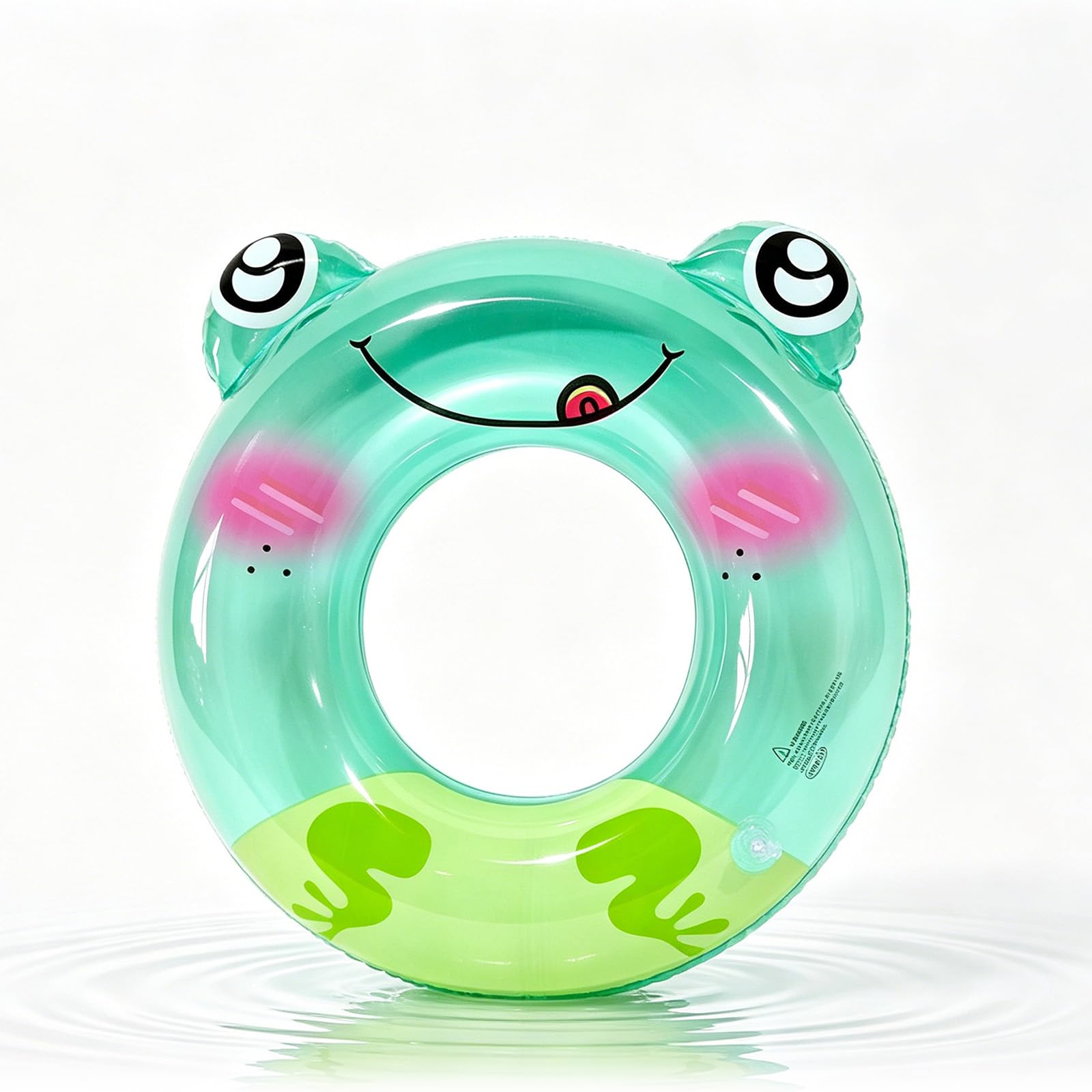 Swimming Ring Inflatable Rubber Rings for Kids, 60cm Animals Inflatable Pool Ring Floaties for Kid 3-6 Year, Frog Swim Rings Water Float Inflatables Pool Floats for Boy Girl Beach Summer Water Party