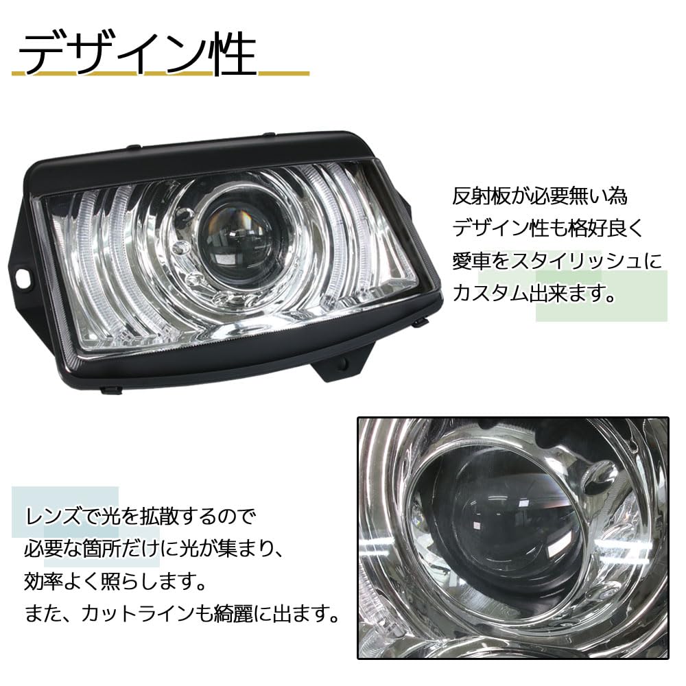 Amazon | フュージョン MF02用 プロジェクターヘッドライト LED ヘッド 