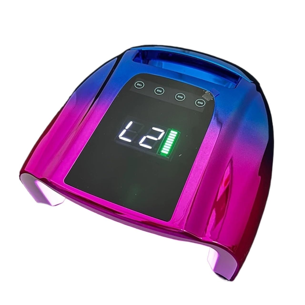 96W akumulatorowa lampa do paznokci, suszarka lakieru żelowego, UV, manicure, bezprzewodowa LED Praktyczny(Red Blue)
