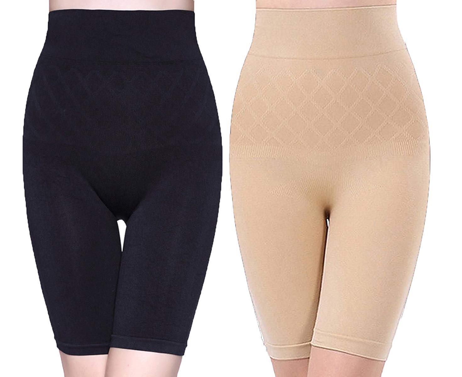 davina fashions 4-in-1 Shaper - Tummy, Back, Thighs, Hips - Black/Efffective Seamless Tummy Tucker Shapewear Body Shaper Best While/for Gym Yoga Exercise Dance-picture-16