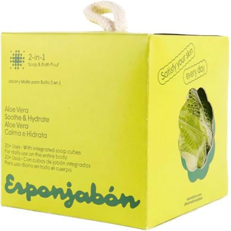 Esponja de banho T.TAIO com sabonete de aloe vera
