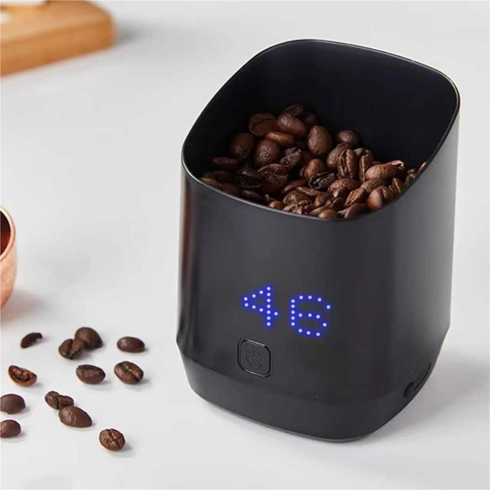 Digital Coffee Dosing Cup Scale, Rechargeable Espresso Scale, with LED Display, 0.1g High Accuracy, 500g Capacity, for Coffee Machines Pour Over