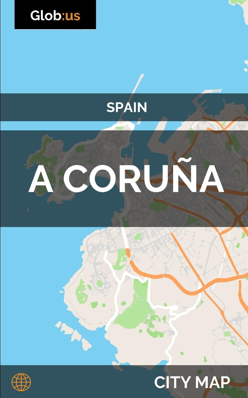 A Coruña, Spain - City Map