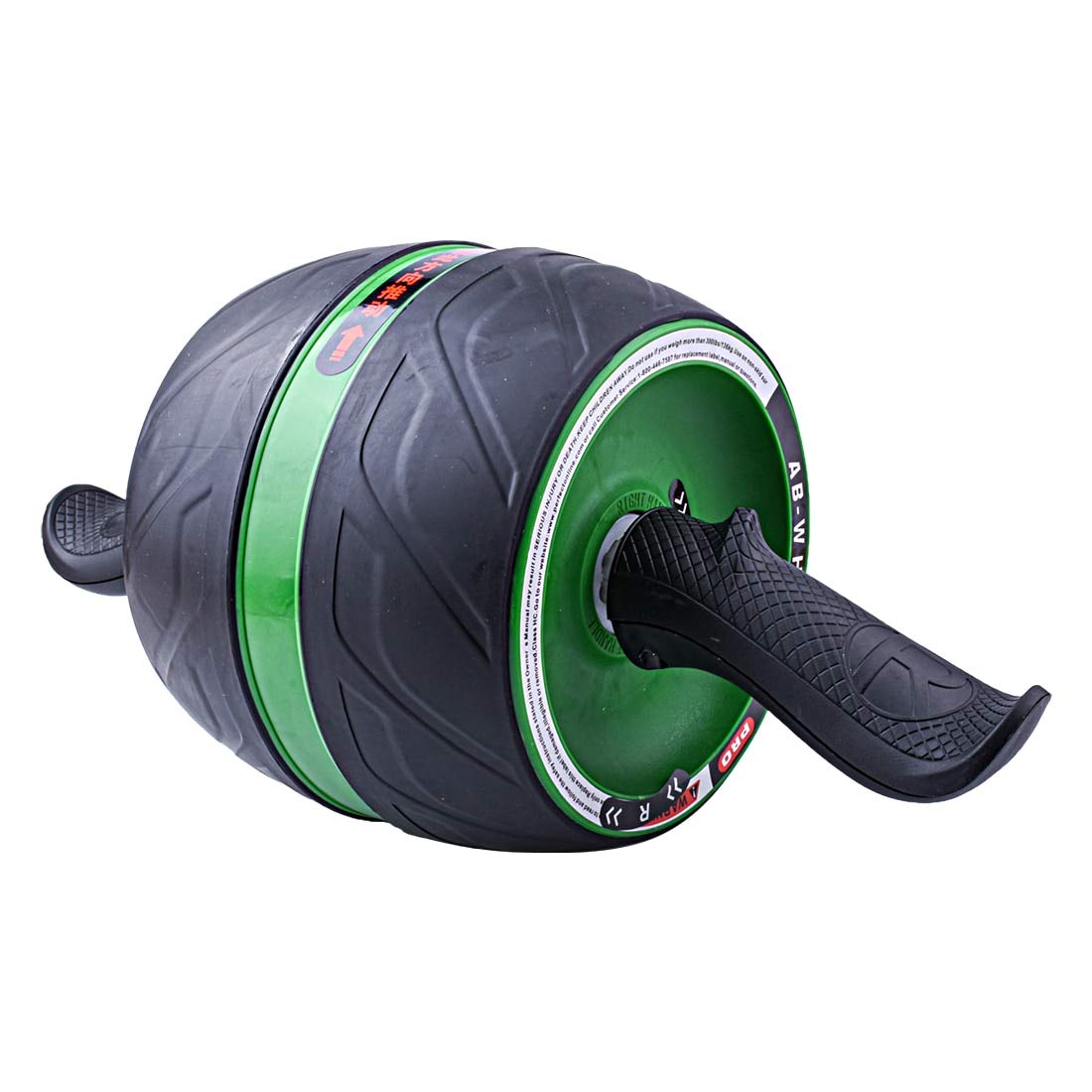 BAJIE Ruota addominale Fitness Pro Roller Wheel Per Allenamenti Nucleo Muscolo Addominale Trainer Casa Palestra Esercizio Body Building Attrezzature Taglia Unica Verde