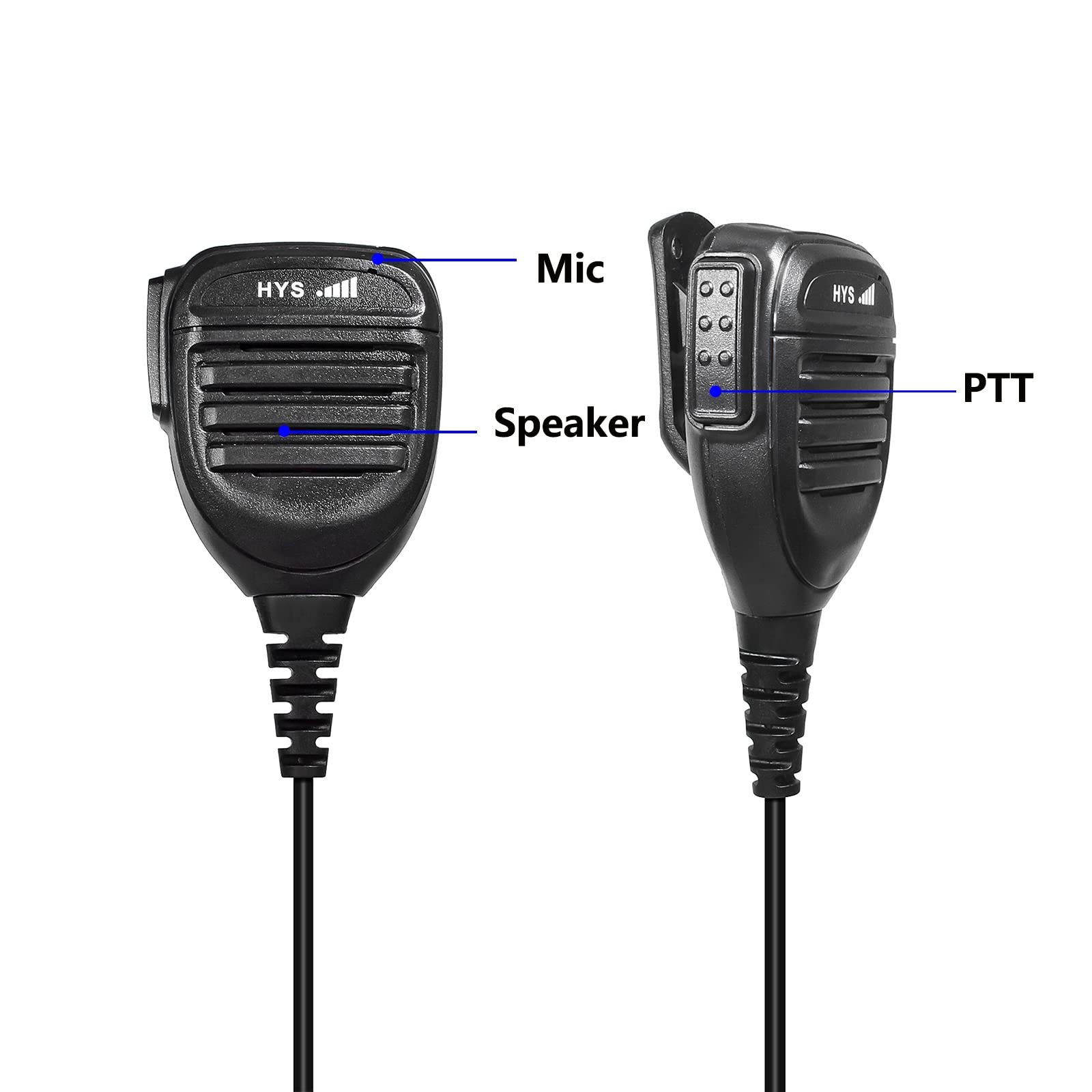 UAYESOK Remote Handheld Radio Speaker Mic Microfoni Multi-Pin Microfono compatibile con Motorola DP4400 DP4600 DP4601 DP4800 DP4801 DP3441 XBR6300 APX6500 DGP4150 DGP6150 XiRP8268 Walkie Talkie