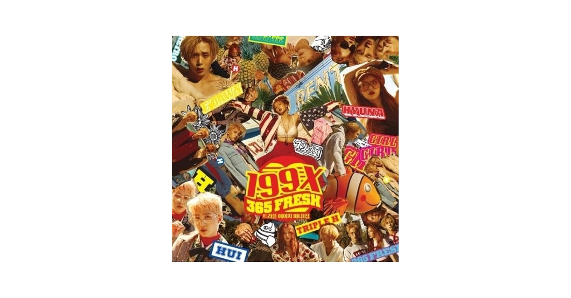 Amazon.com: TRIPLE H - [199X] 1ST MINI ALBUM CD+3ea