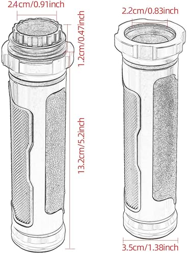 Miniatura 3 de APEBAZY Empuñaduras de mano de 78 pulgadas 0.866 in antideslizantes universales de aluminio y gel de goma para manillar para moto