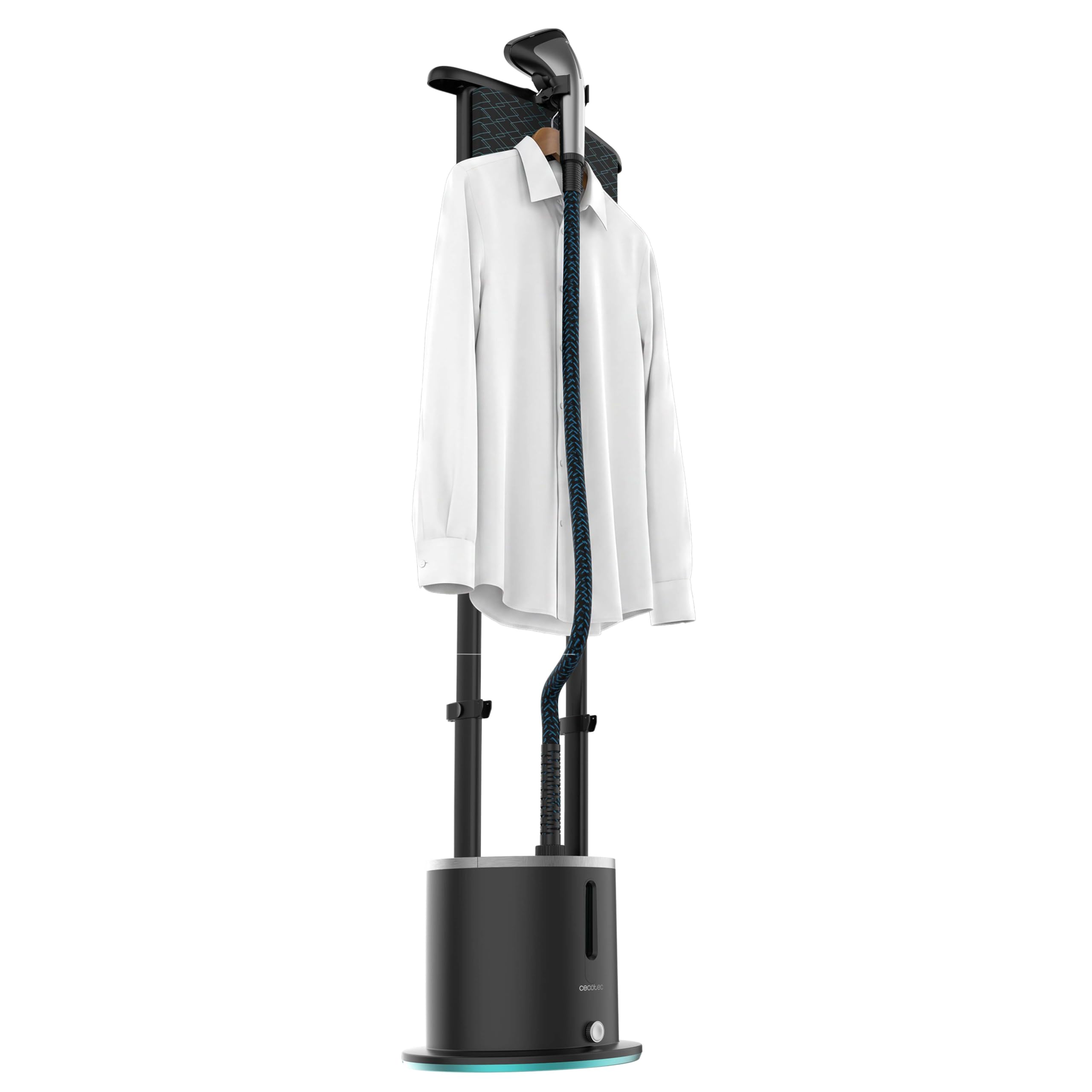 Cecotec Centro de Planchado Vertical IronHero 2000 Vertical Station. 2000, Tabla de 3 Posiciones (25º, 90º y 180º), Vapor continuo 47g/min, Calentamiento en 35 Segundos, 5 Programas, Depósito de 1,7L