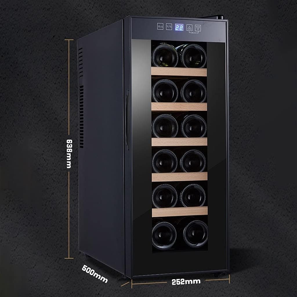 35L Refrigerator, 12-Bottle Constant Temperature Wine Cooler, Household Beverage Refrigerator, Independent Wine Cellar, Cooler