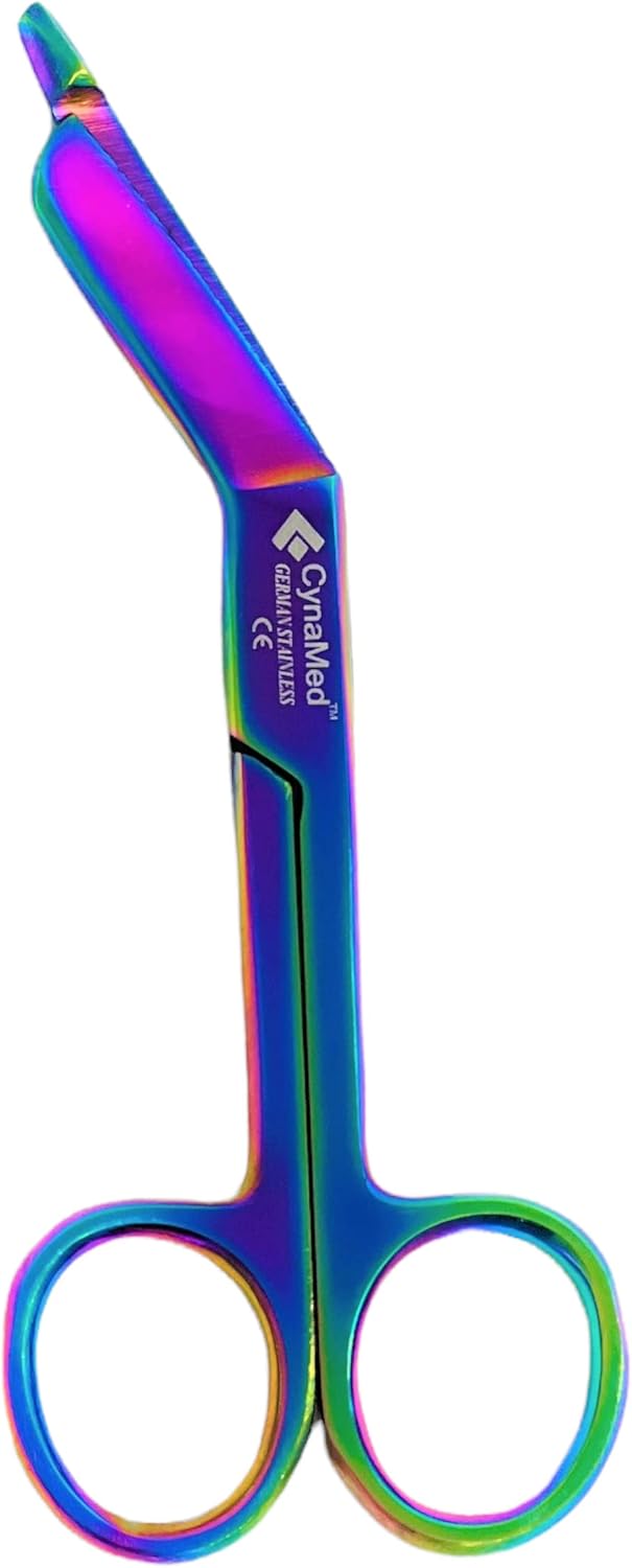 1 Piece Lister Bandage Nurse Scissors - 4.5" Multi Titanium Color - Foto 8