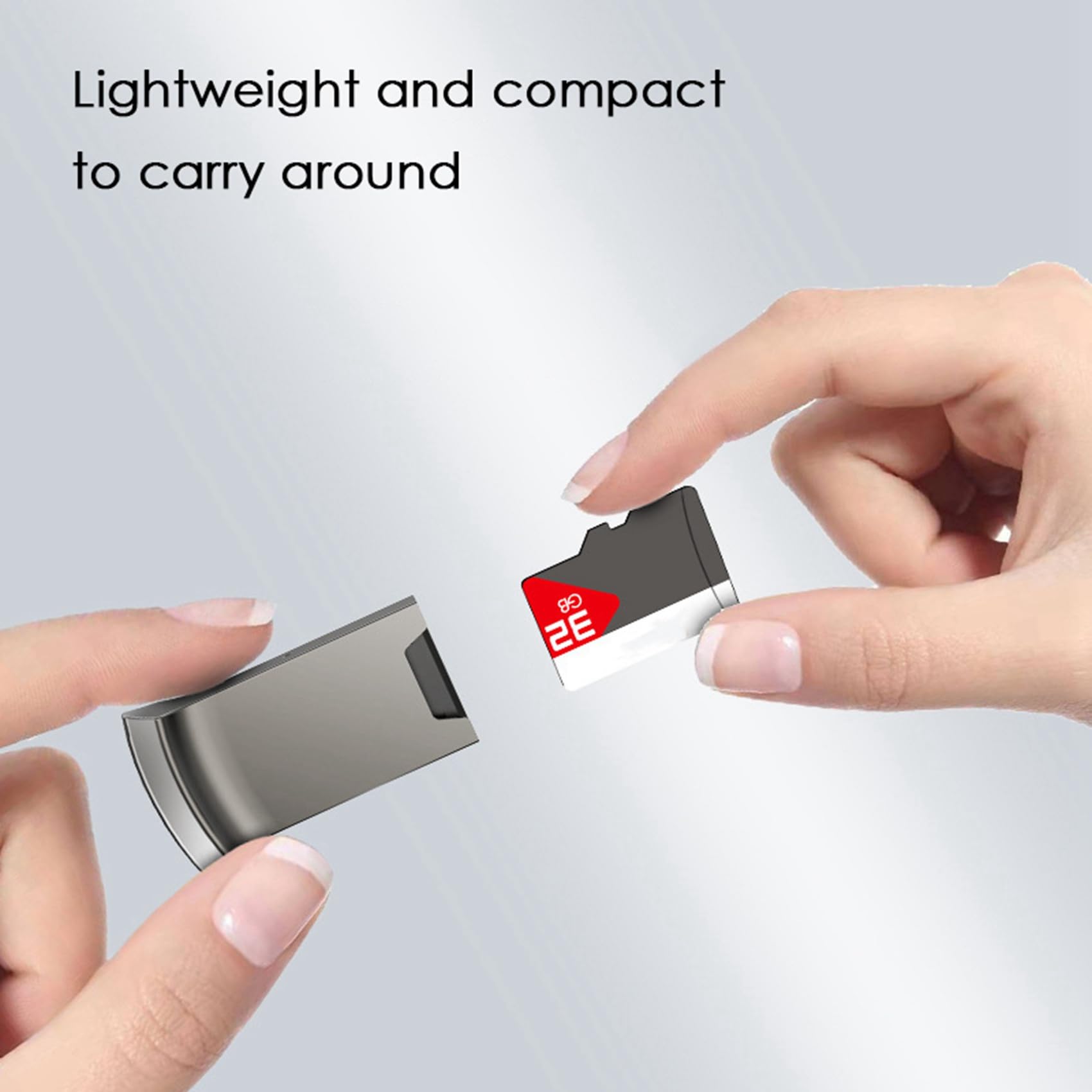 6 mini lettori di schede TF per computer USB, lettore di schede TF con indicatore LED per l'audio del computer