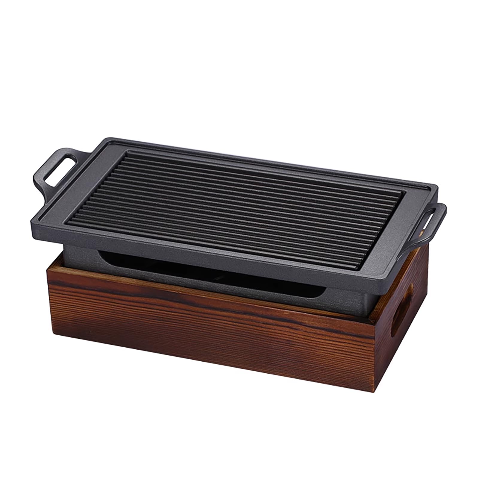 Barbecue Giapponese Fornello Portatile Per Barbecue Griglia Portatile Senza Fumo Per Tavolo Da Pranzo Al Chiuso Barbecue Da Campeggio,32 * 21cm
