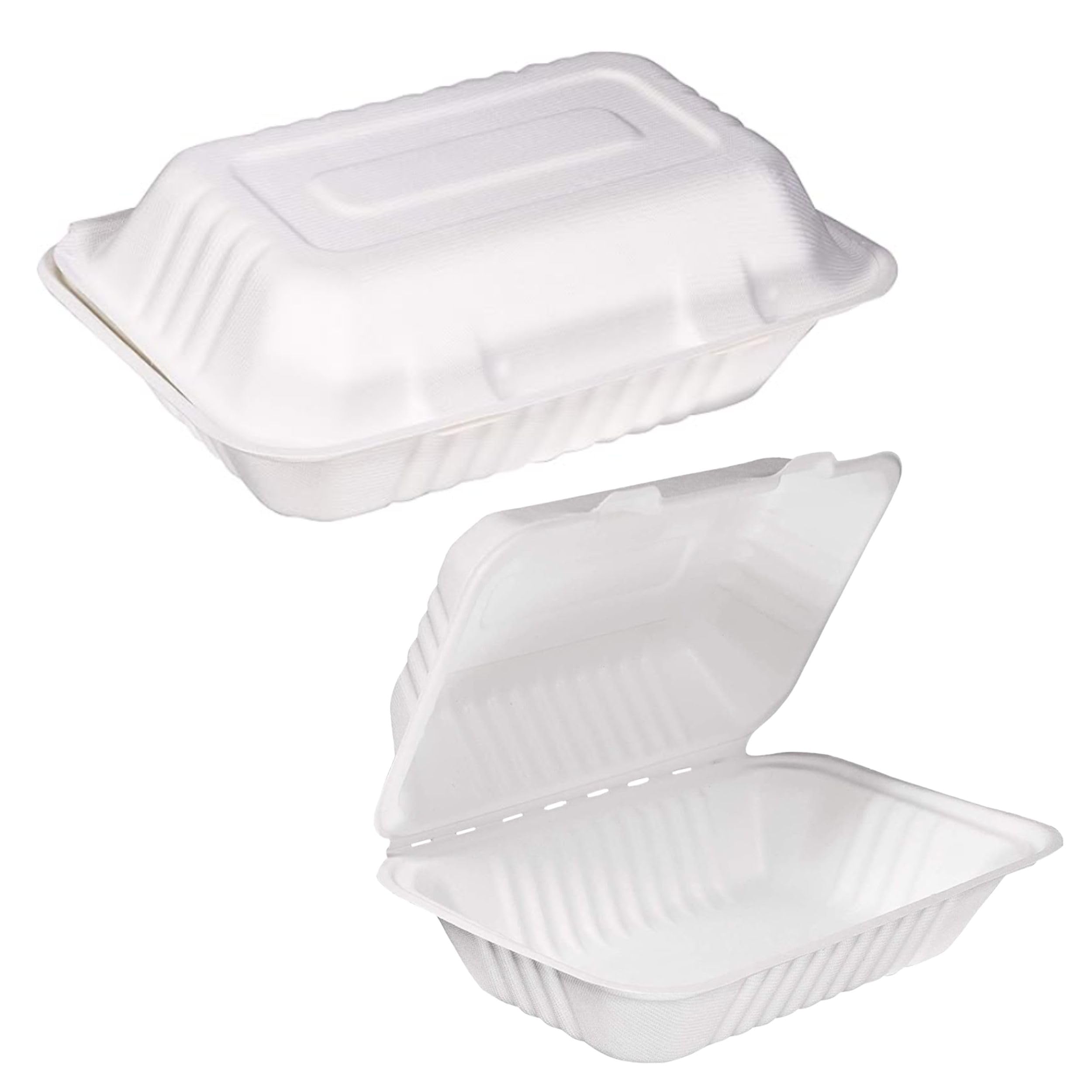 Amazon.com: EcoQuality [20 PACK] White 6 x 9 x 3 in. Compostable