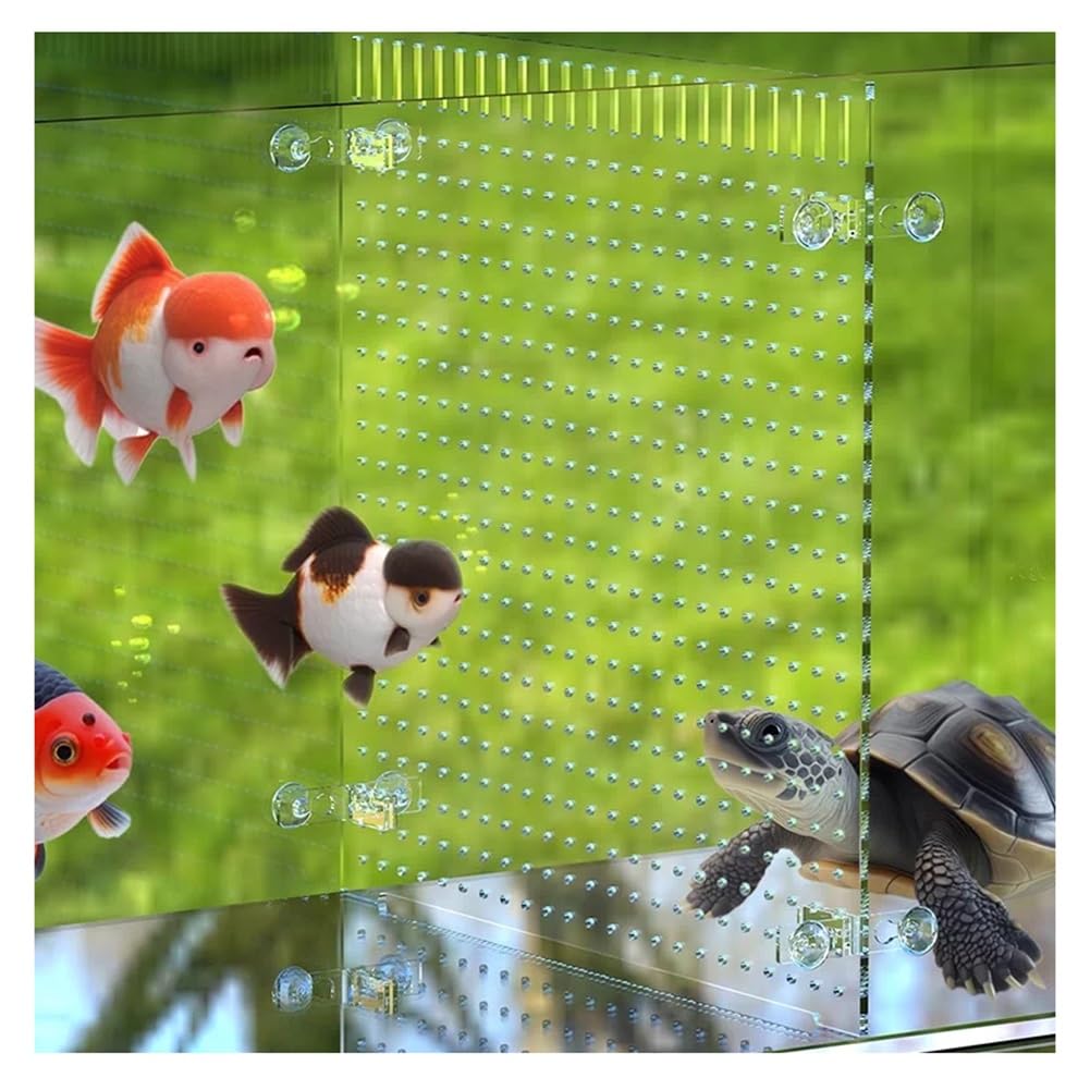 Divisor de pecera acrílico | Despeje el divisor de acrílico grueso del acuario de los 64x55cm 5m m con las ventosas
