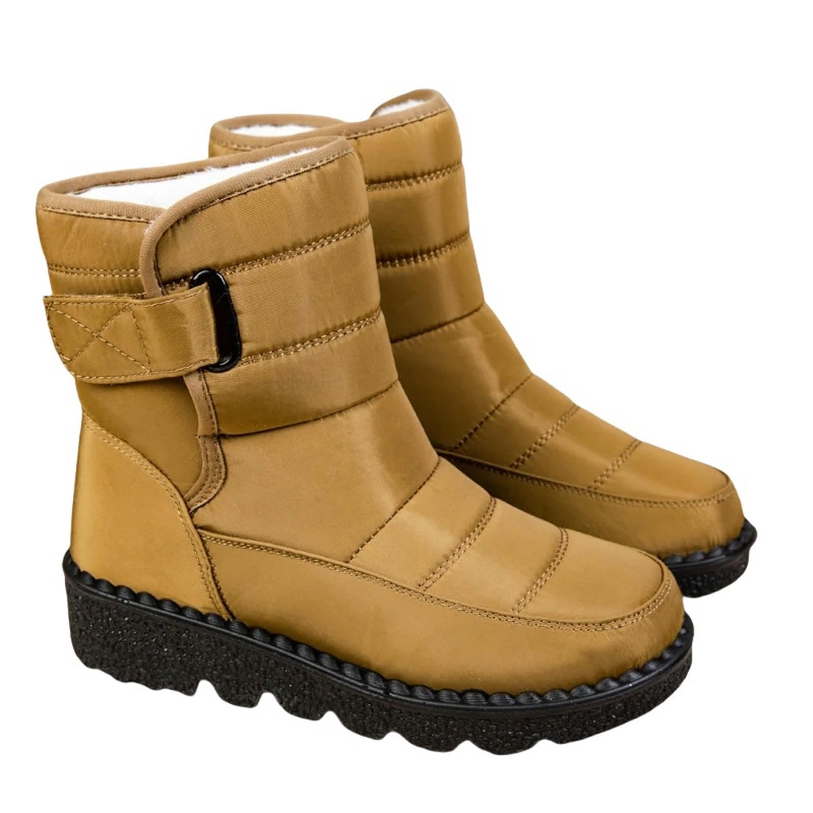 Bottes de Neige pour Femmes Femmes Chaud Hiver Simple Épais Grande Taille Bottes De Neige