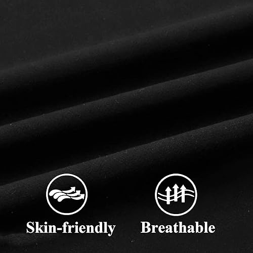 Miniatura 4 de ZWJD Juego de 2 fundas de almohada de 26 x 26 pulgadas, color negro, con flecos, de algodón, decorativas, cuadradas, para sofá, cama, sala de estar,