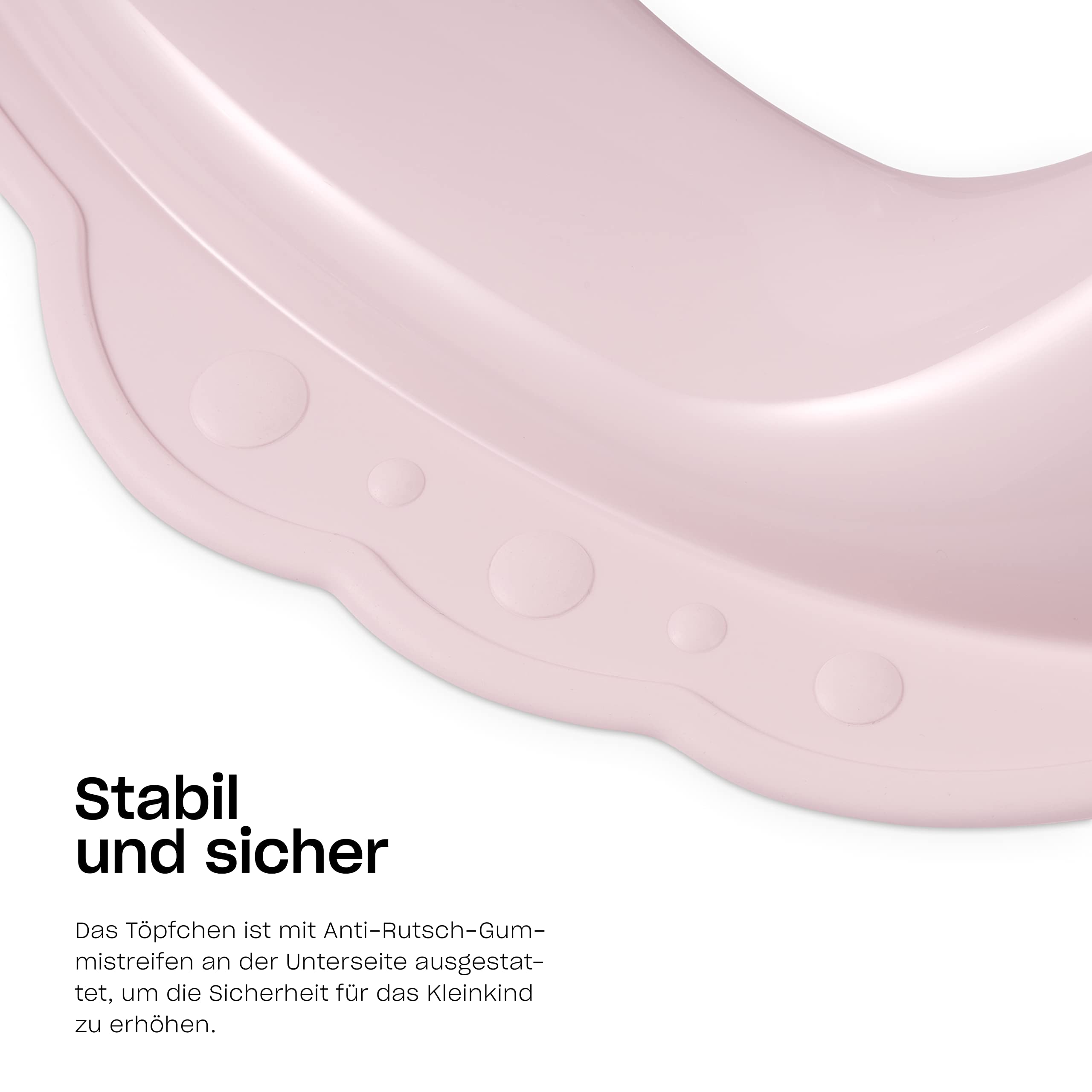Hylat Baby 3in1 Töpfchen-Set für Kinder - Toilettensitz, Tritthocker & Töpfchen - Kindertoilette fürs WC-Training - Sicher & Komfortabel Farbe - Rosa, Motiv - Friends