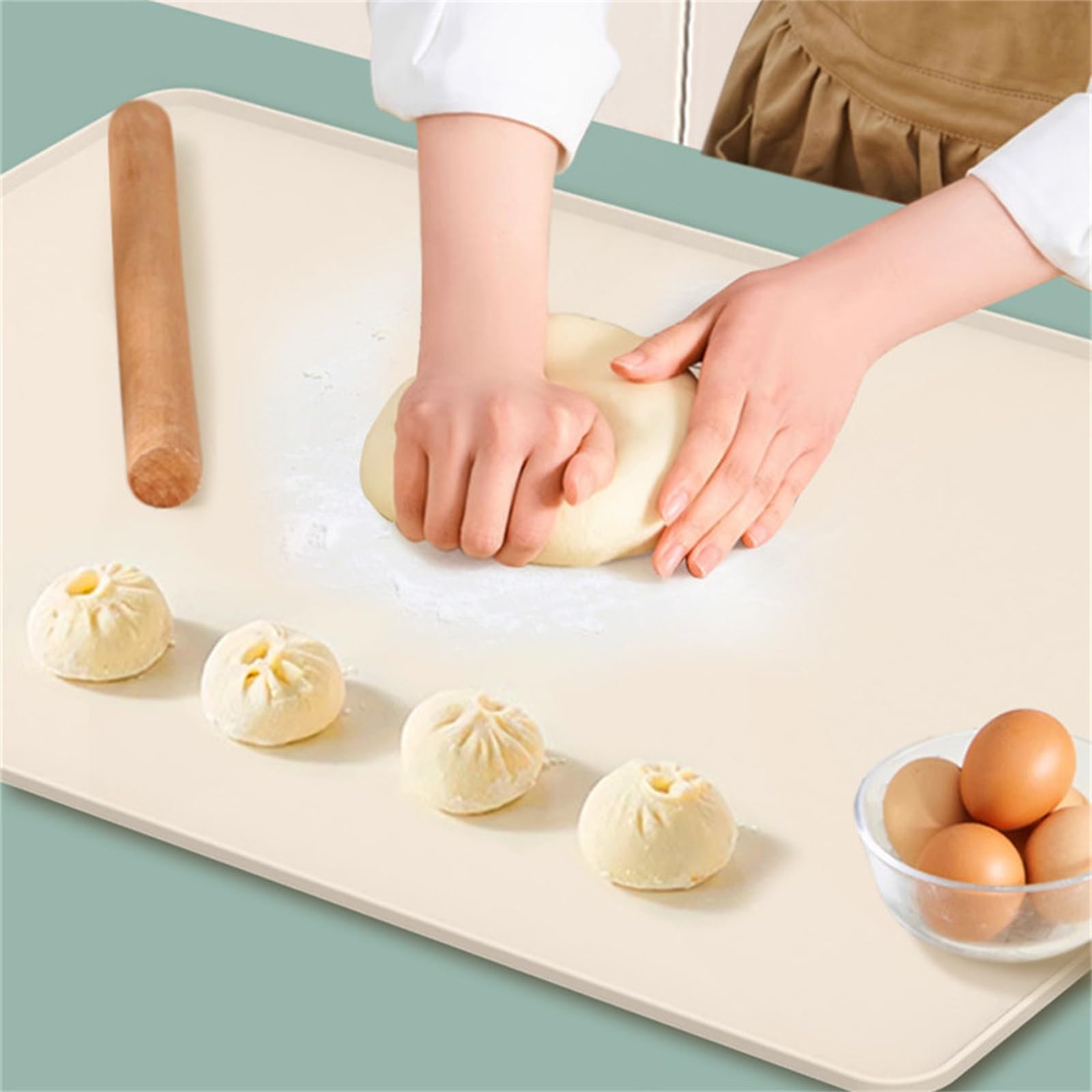 Tappetino da Forno da Cucina Tappetino for impastare in silicone spesso e grande per Qualsiasi Luogo(40x60cm)