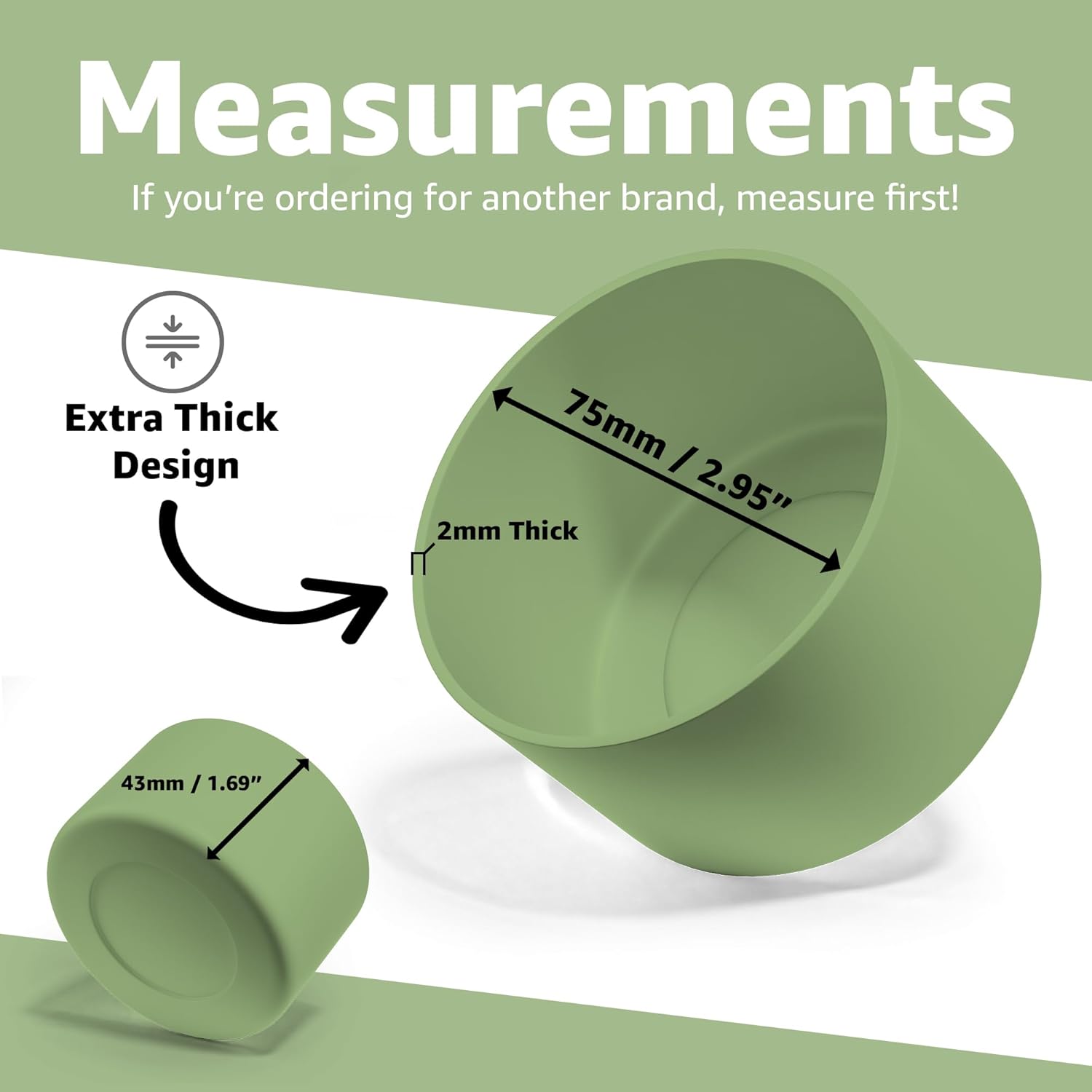 Jmoe USA Silicone Sleeve for Owala 40oz Tumbler | Fits Handle Tumbler Only | Anti-Slip Boot | Protects Against Dents & Scratches | Protector for Bottom of Cup | BPA Free (Camo Cool) - Image 5