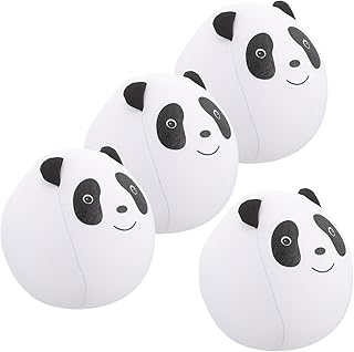 INOOMP 4pcs Children's Outdoor Beanbag Throwing Game Toy Outdoor Kids Toys Panda Toys Outdoor Cornhole Set Toss Game Bean Bag Throwing Game Bean Bag Small Beanbags Adzuki Bean