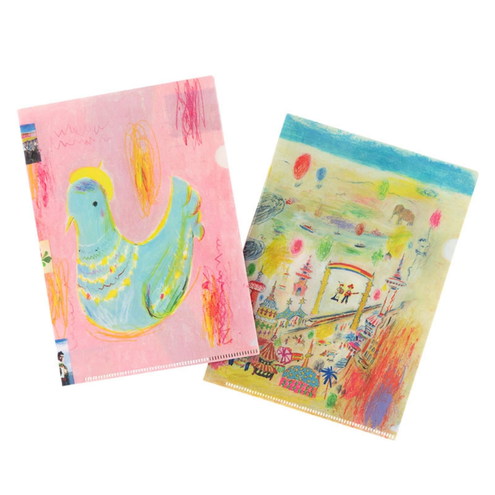 Amazon.co.jp: ほぼ日手帳 ほぼ日のクリアファイル 荒井良二 カズン