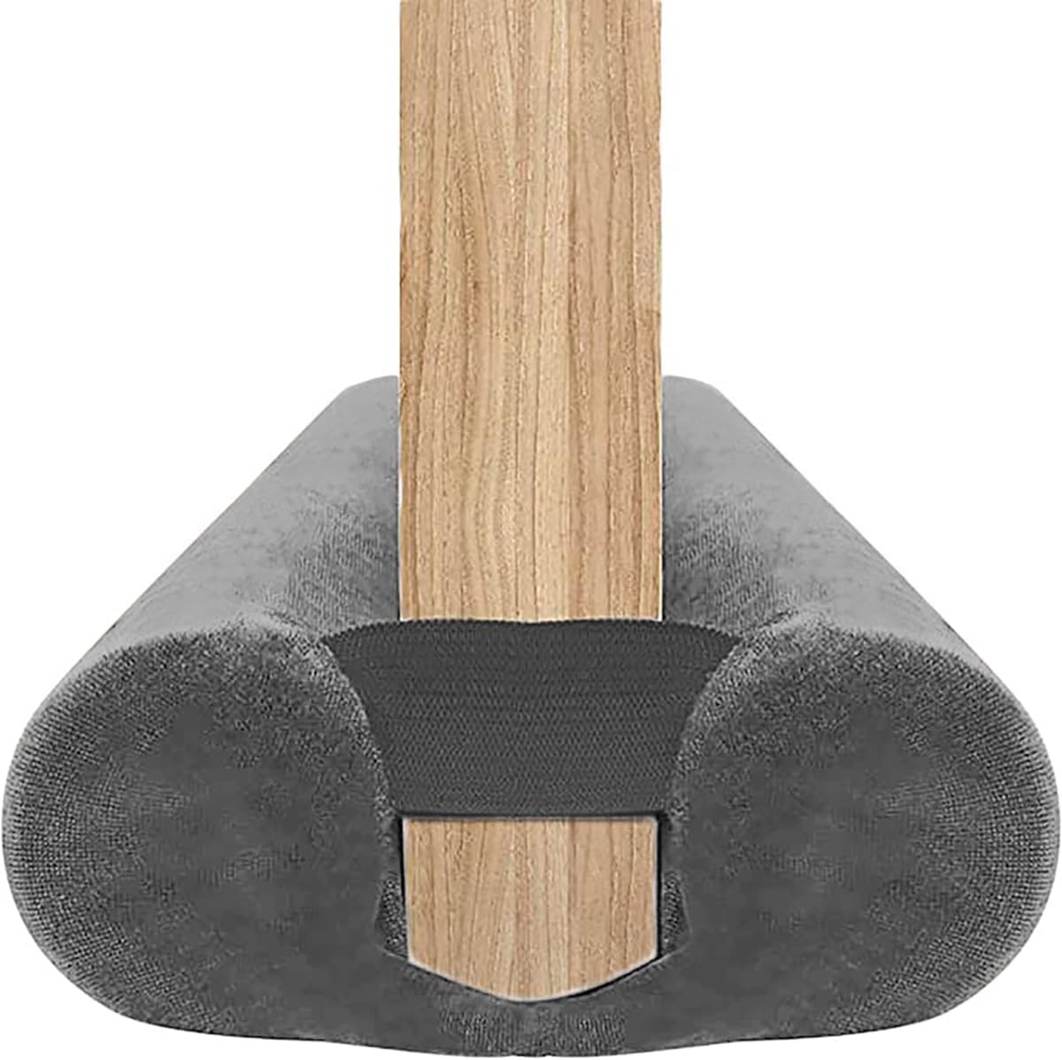 Door Draft Stopper for Doors 29-35" No Adhesive Draft Stopper for Bottom of Door Draught Excluder Under Door Wind Blocker Reduce Noise Draught Excluder Sweep Sound Proof(Grey)