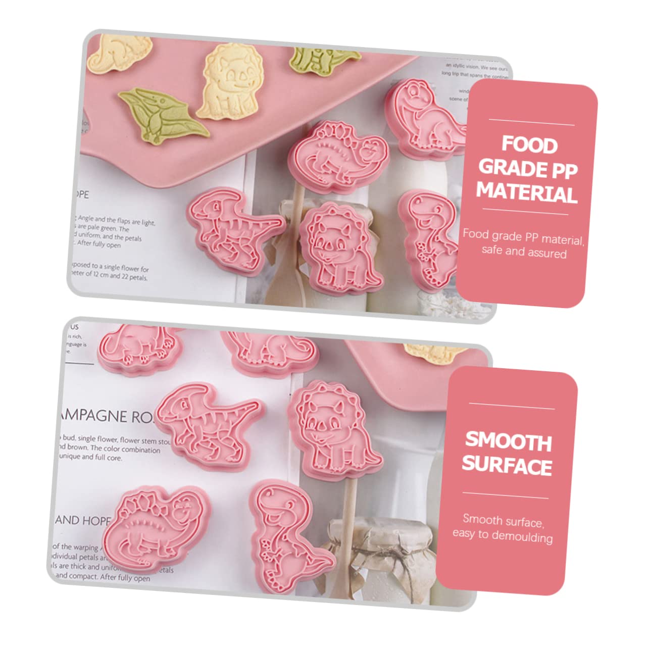 24stücke Teiliges Dinosaurier Ausstecher Für Kekse Lustige Backformen Für Backen Von Plätzchen Kuchen Und Fondant-dekorationen