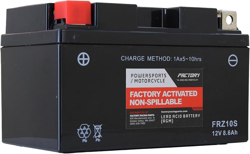 YTZ10S AGM Battery – Maintenance Free – Ready to Install - Compatible With ATVs, Motorcycles, and Scooters BTZ10S
