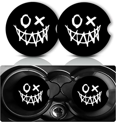 Miniatura 11 de Paquete de 2 posavasos con diseño de Driver Picks The Music, cintas de casete retro, regalos para mujeres y hombres, tapete interior del vehículo,