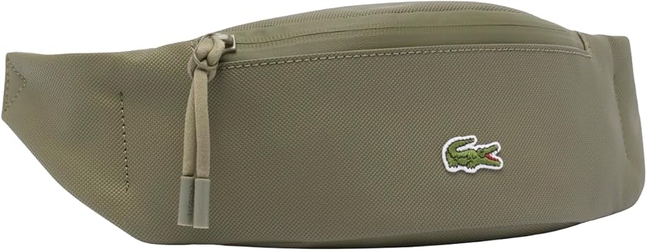 Lacoste Men's LCST Zipped Belt Bag, Ivy Green, One Size