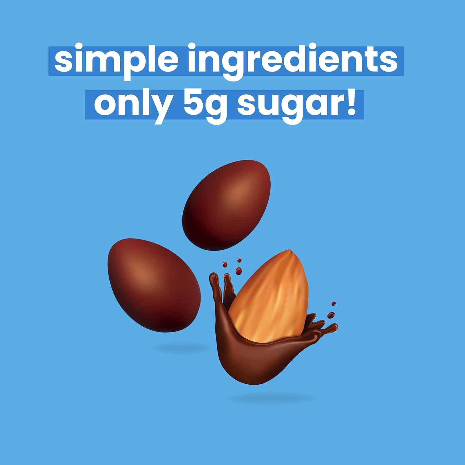 UNREAL Dark Chocolate Almonds - Certified Vegan, Gluten Free, Fair Trade, Non-GMO, No Sugar Alcohols or Soy (9 bags)