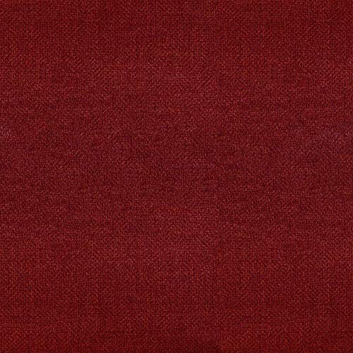 Deshome Cristal – Tela por metros de terciopelo antimanchas para cojines, sofás, sillas, pufs tapizados (burdeos, 1 metro)