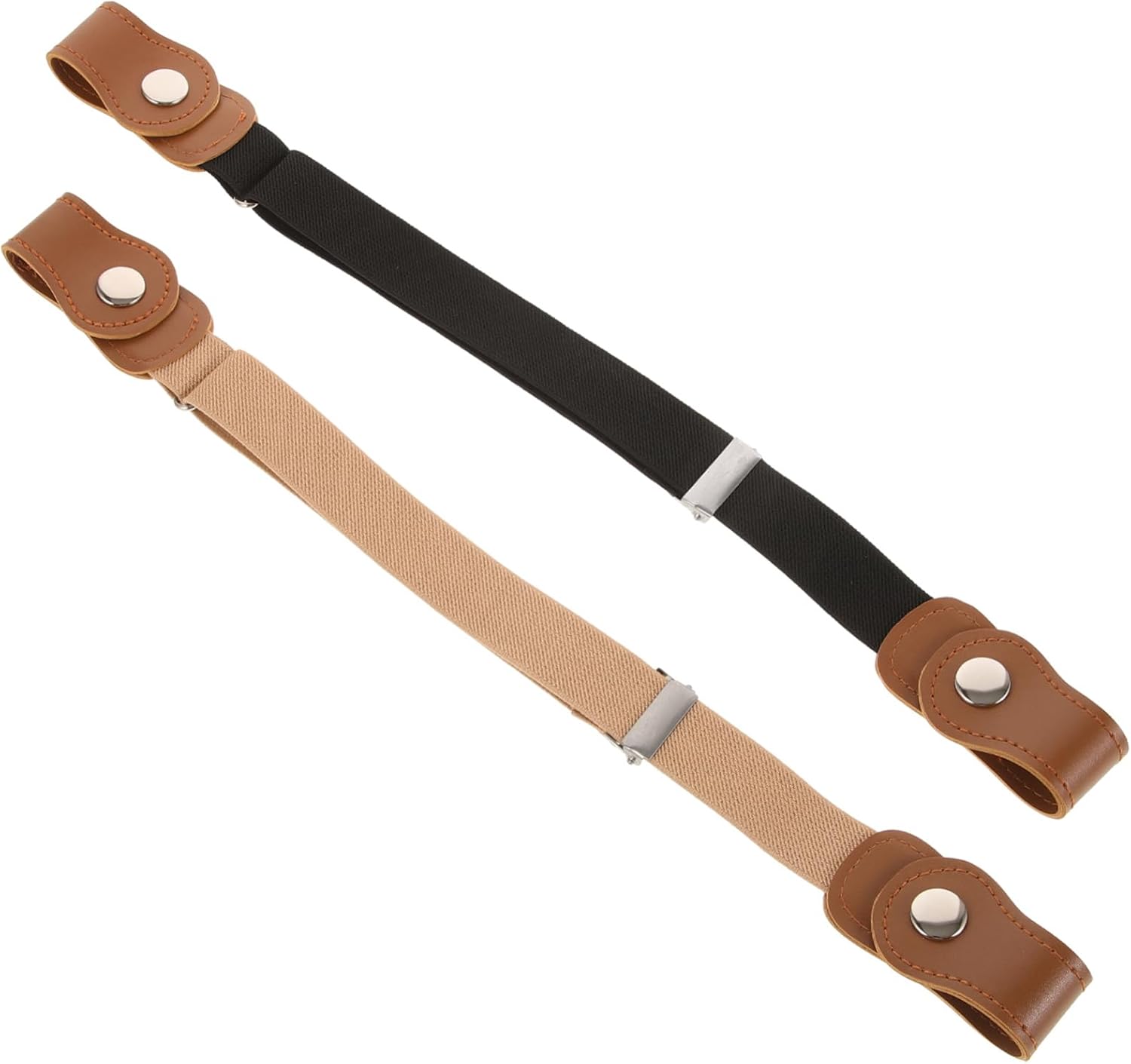 CALLARON 2pcs Boys and Girls Girl Boys Stretchy Elastic Waist Belts Belt for Jeans Pants