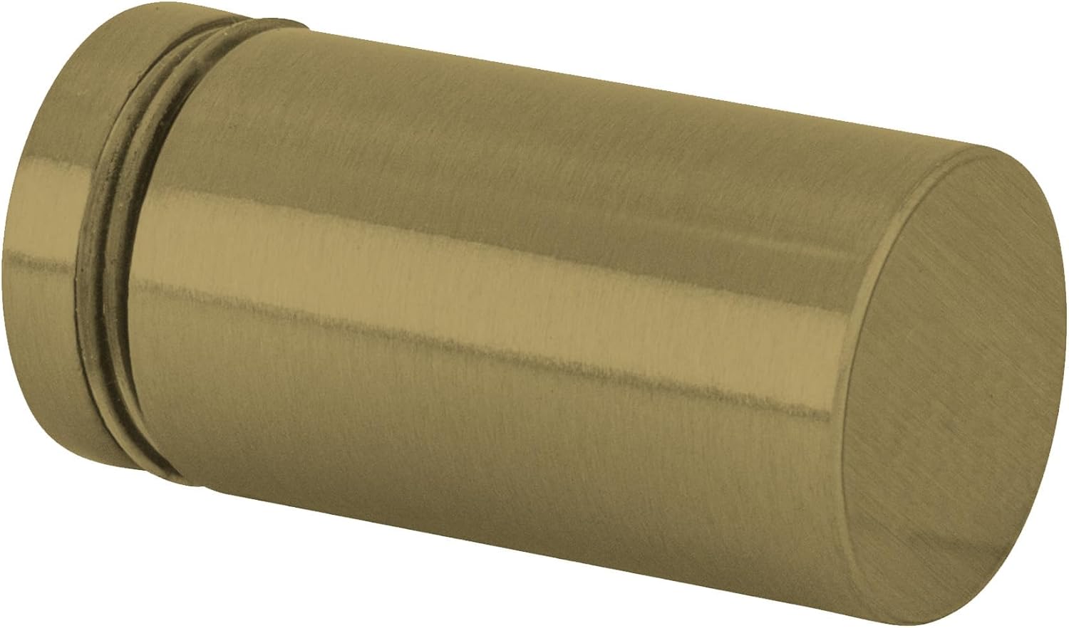 BRIXWELL BSK212BN Brushed Nickel Cylinder Style Single-Sided Shower Door Knob